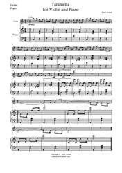 Tarantella for Violin and Piano