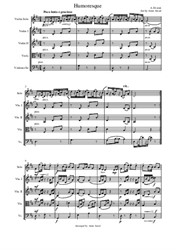 Dvorak: Humoresque for Violin Solo and string Orchestra