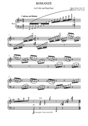 Johann Strauss: Romance for Solo Cello, Harp Duet No.1 in D minor